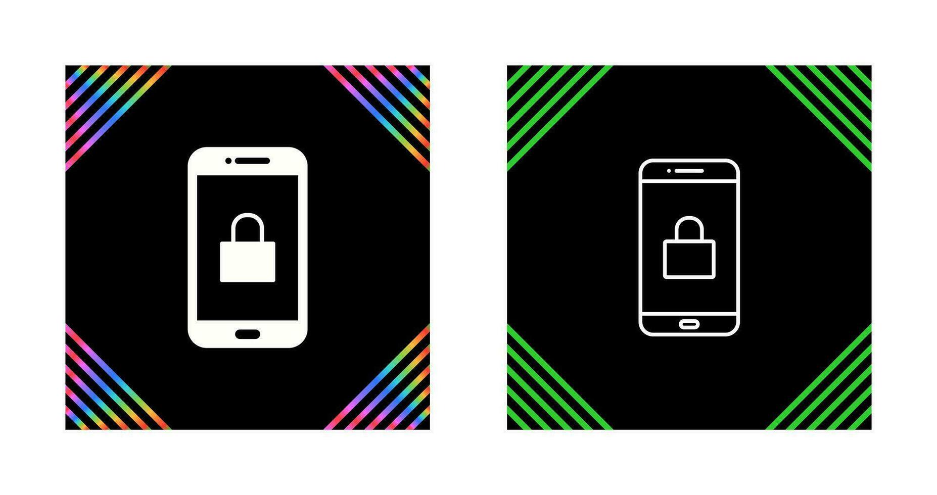 Locked Phone Vector Icon