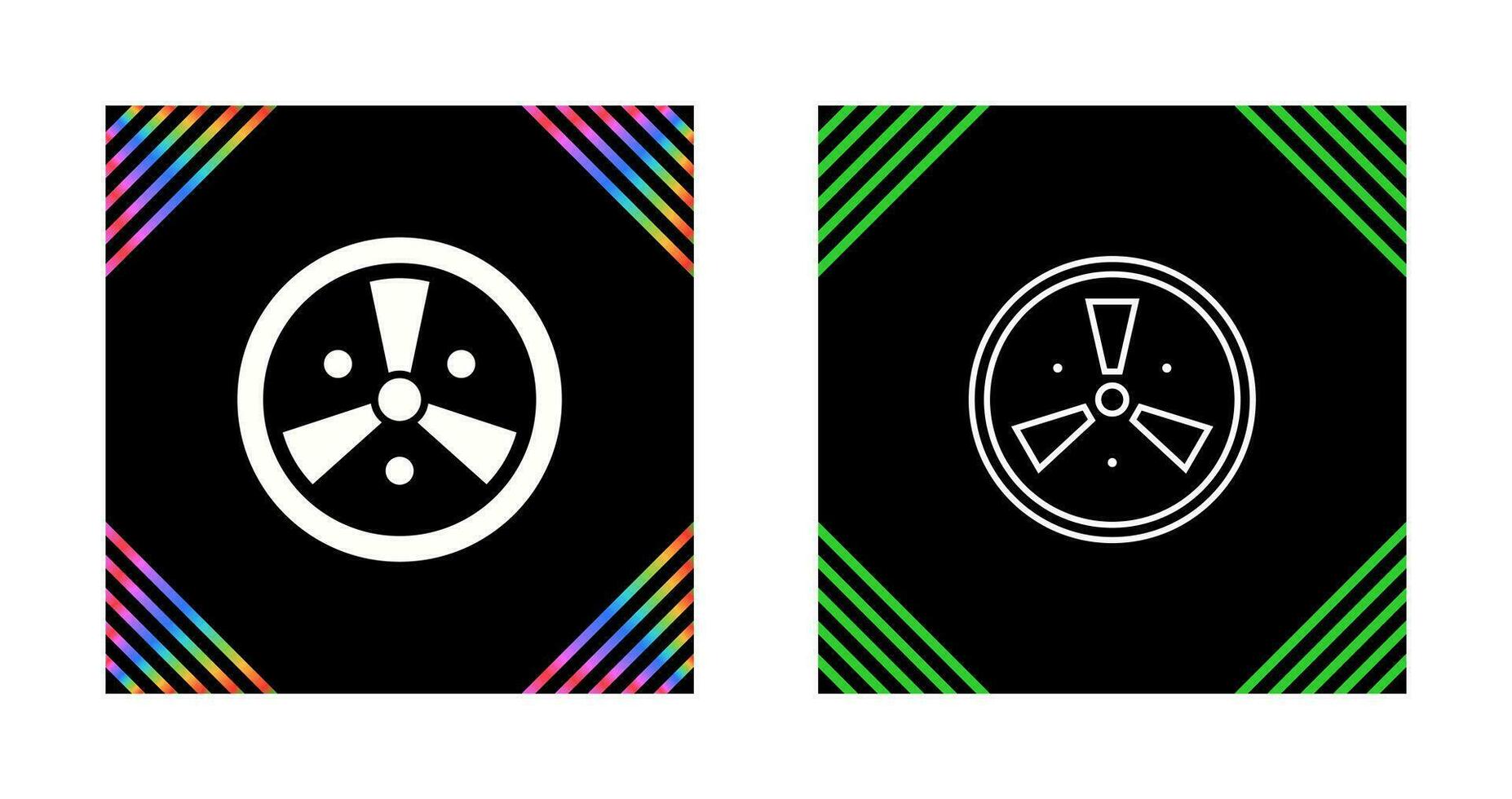 Radiation Vector Icon