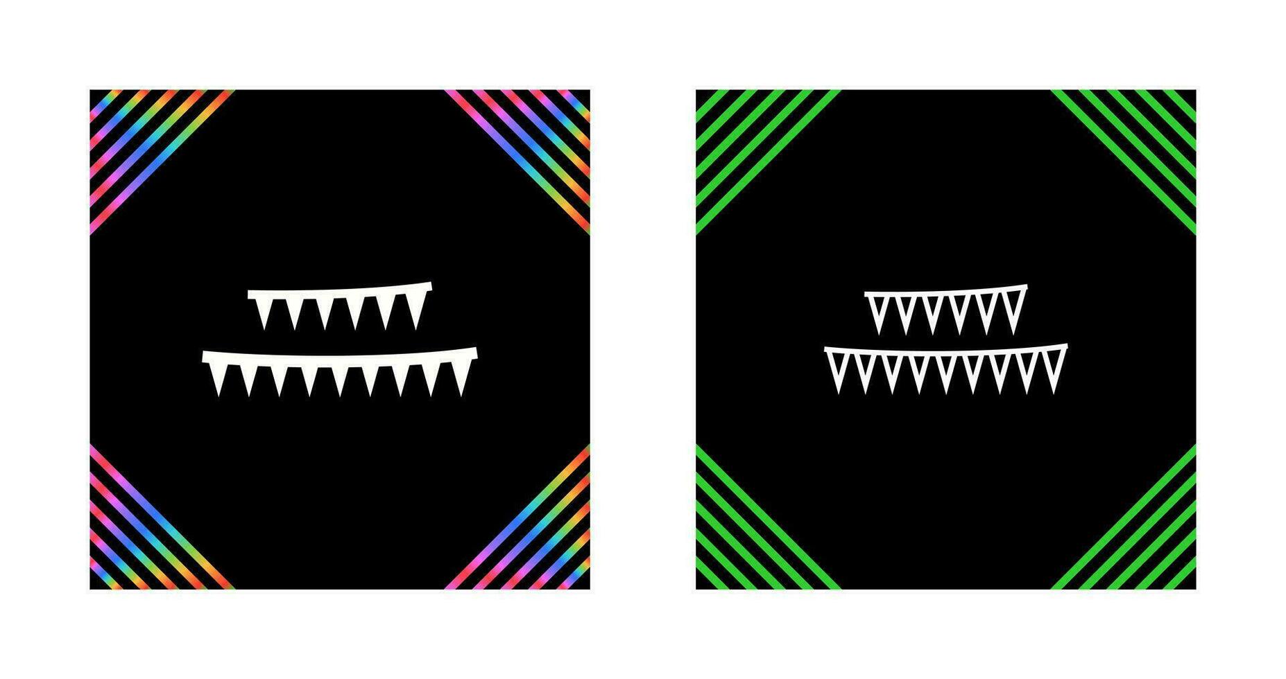 Celebration Flags Vector Icon