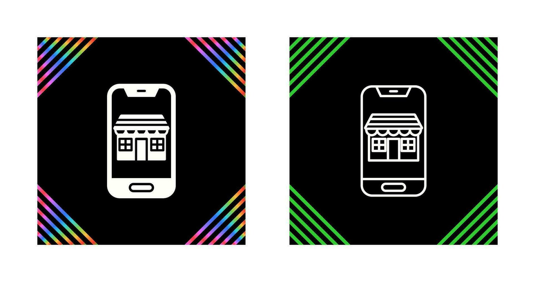 Mobile Store Vector Icon