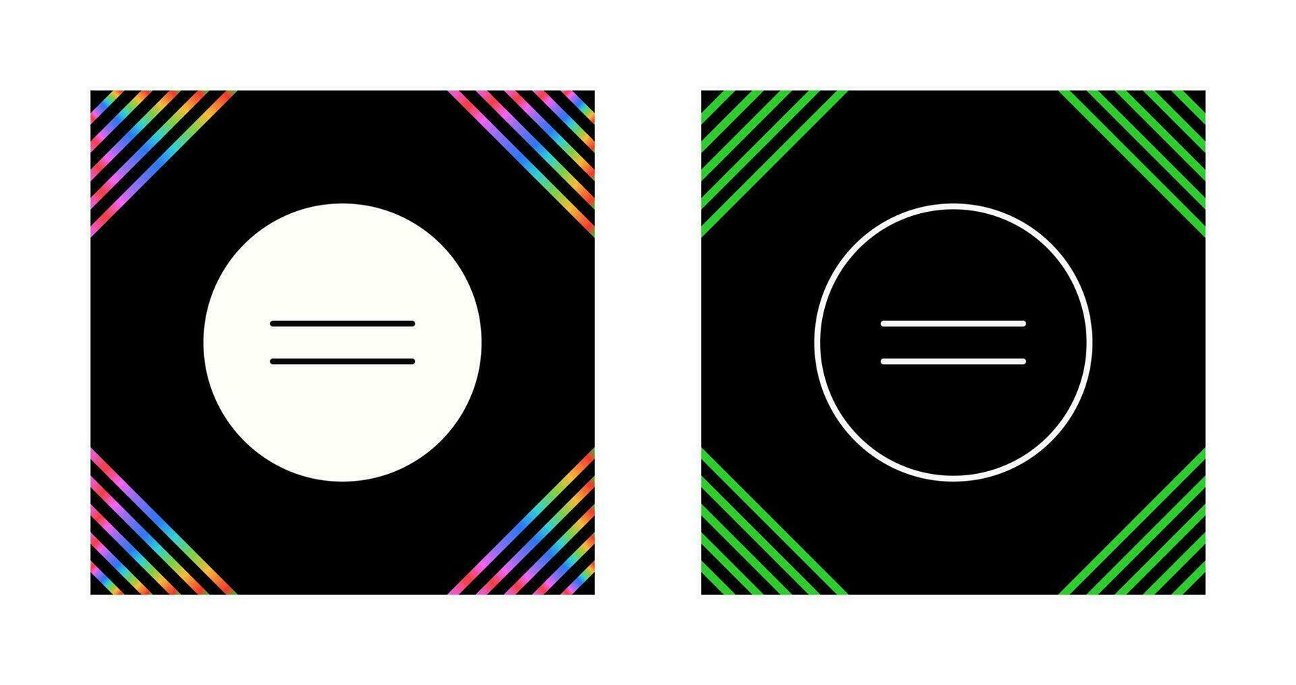 Equal To Vector Icon