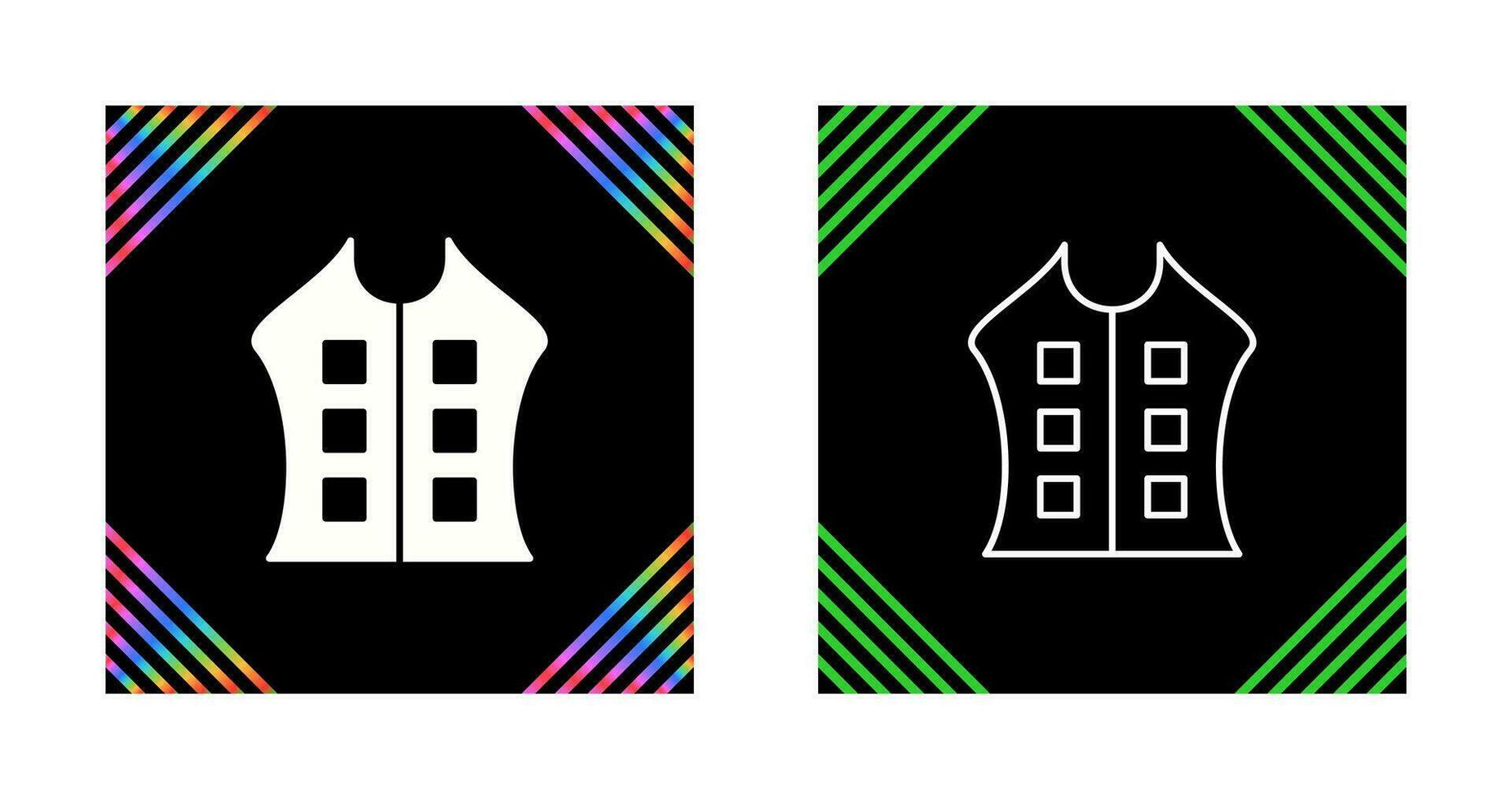 Bullet Proof Vest Vector Icon