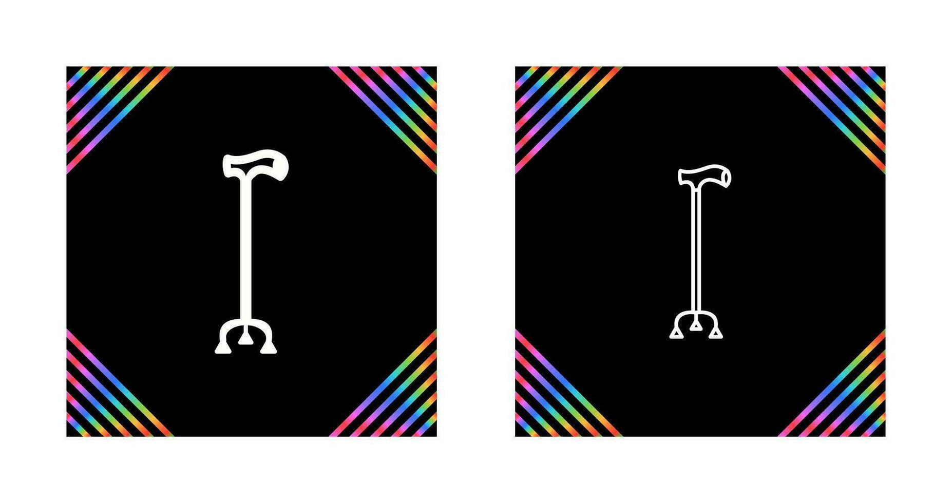 Walking Stick Vector Icon