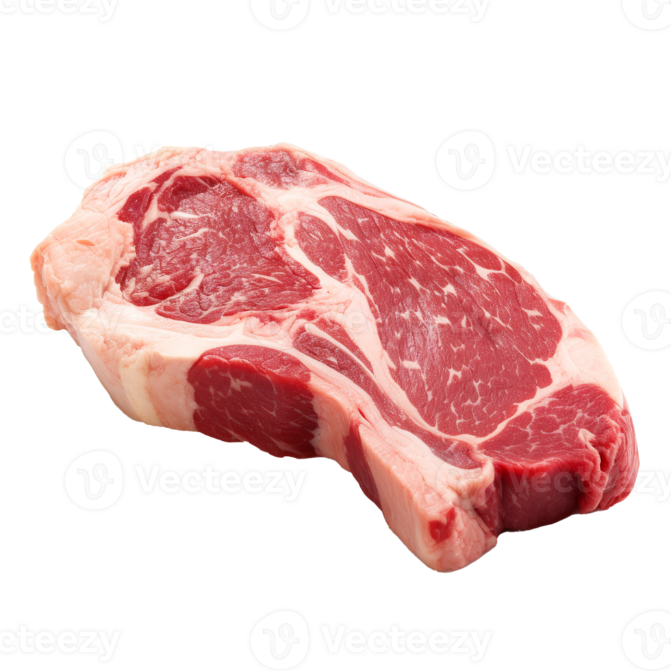 raw t-bone steak. AI Generative png