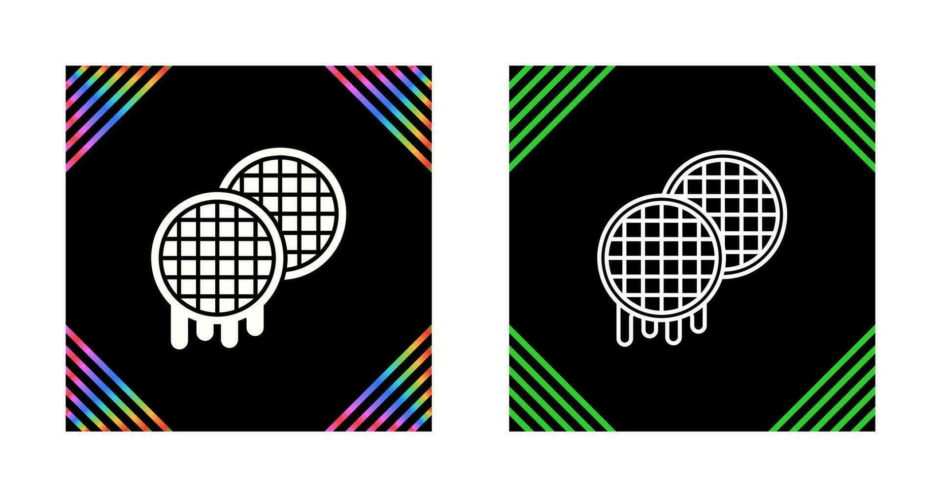 Waffle Vector Icon