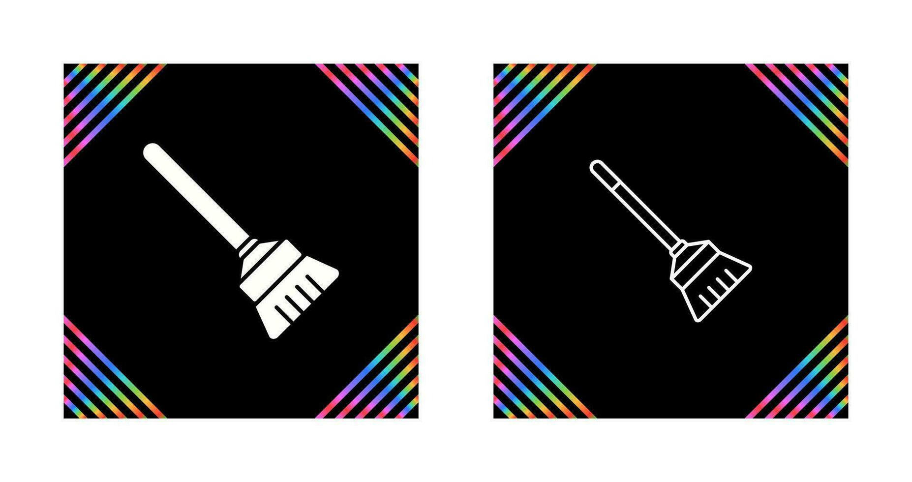 Broom Vector Icon
