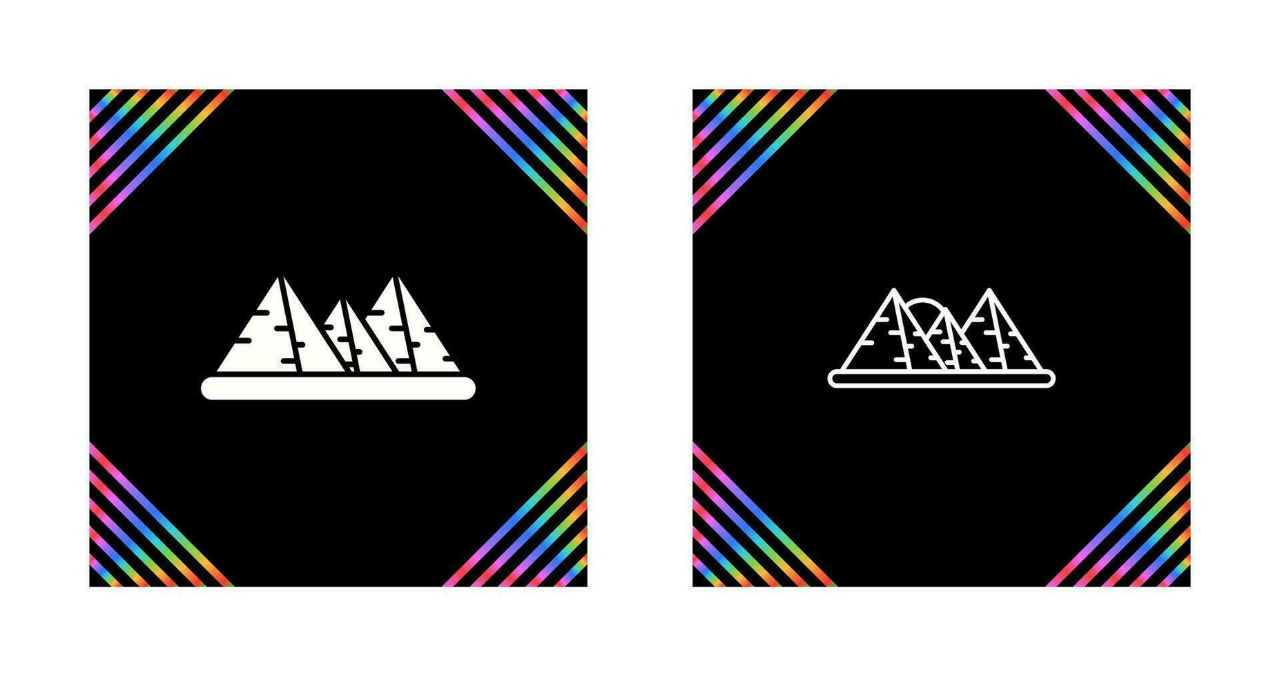 Pyramid Vector Icon