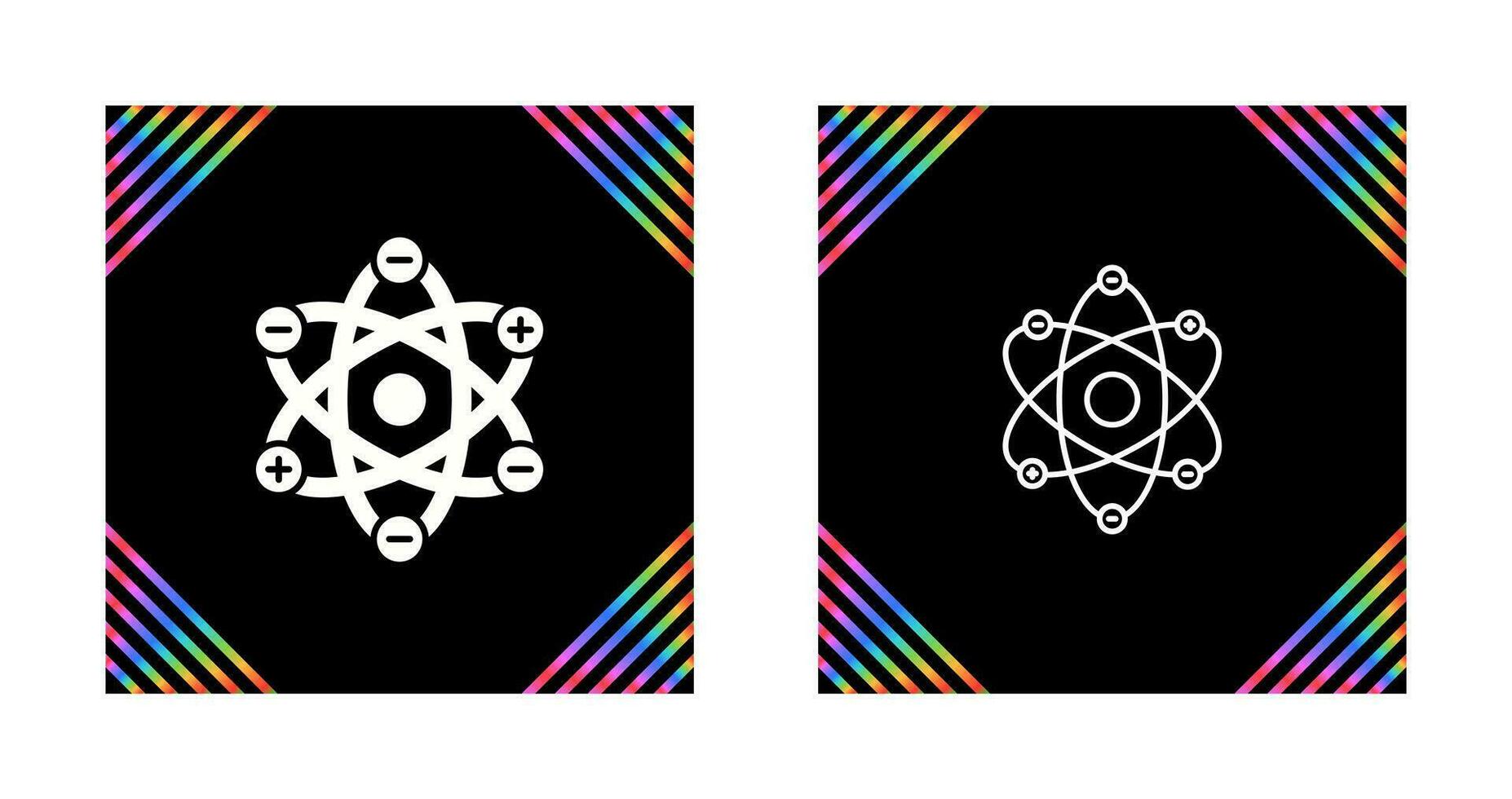Atom Structure Vector Icon