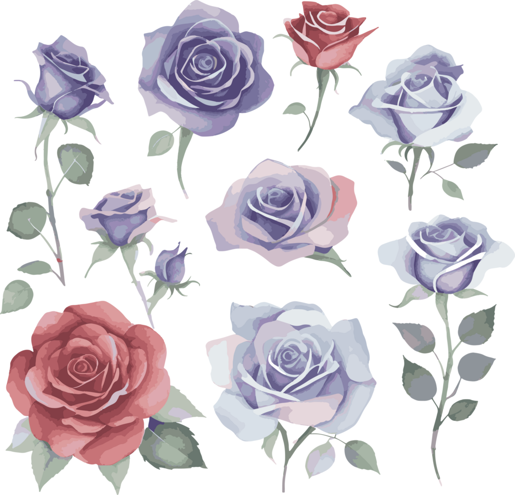 Soft colorful watercolor design background texture png