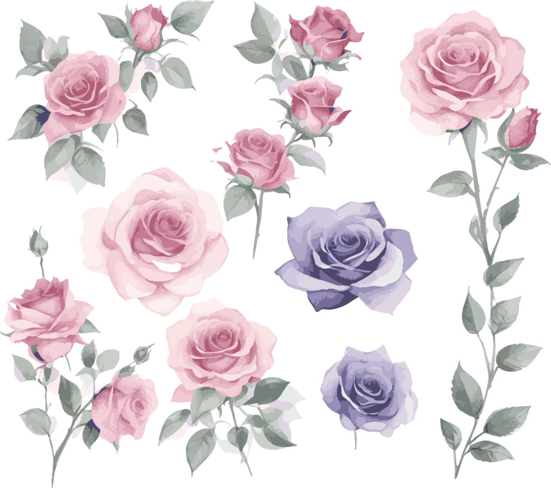 Soft colorful watercolor design background texture png