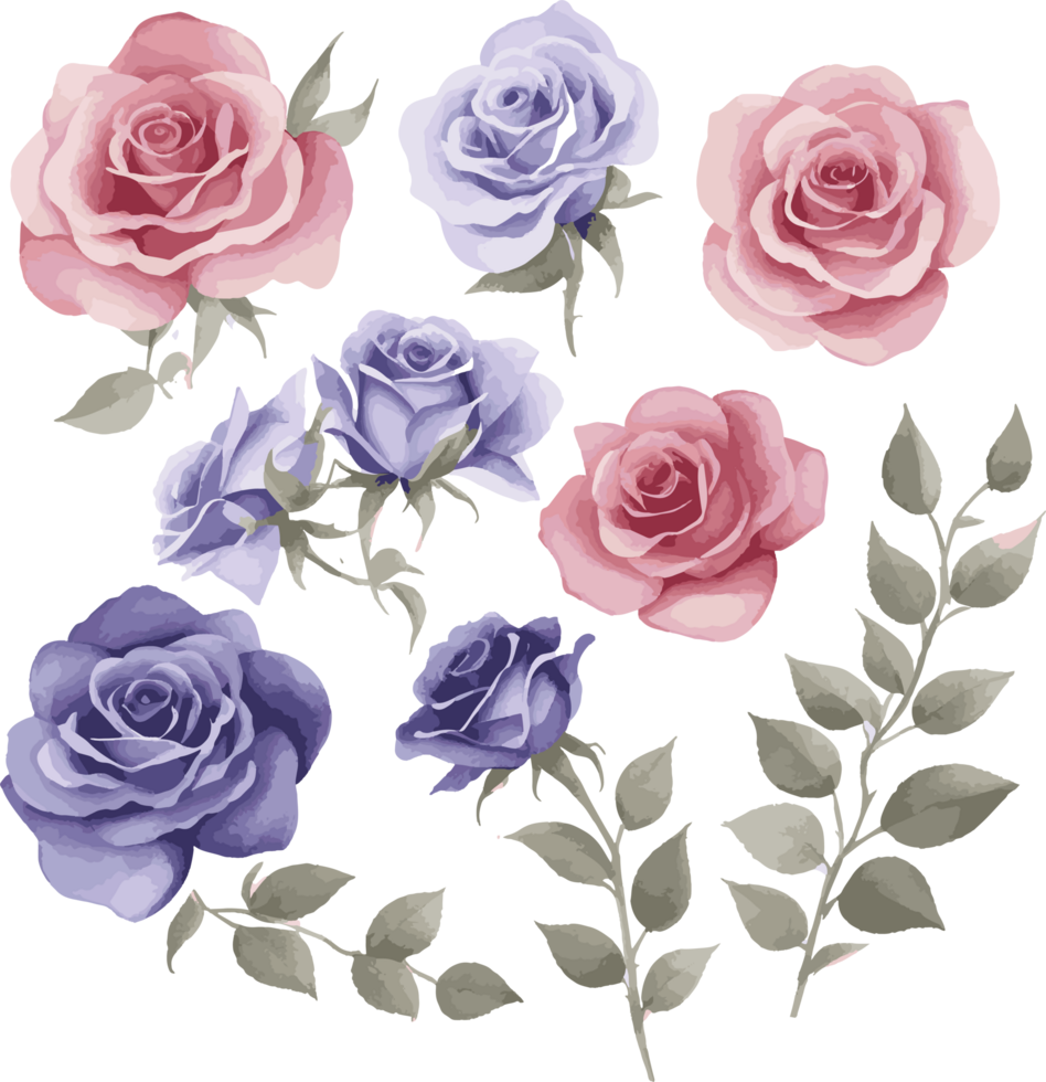 Soft colorful watercolor design background texture png