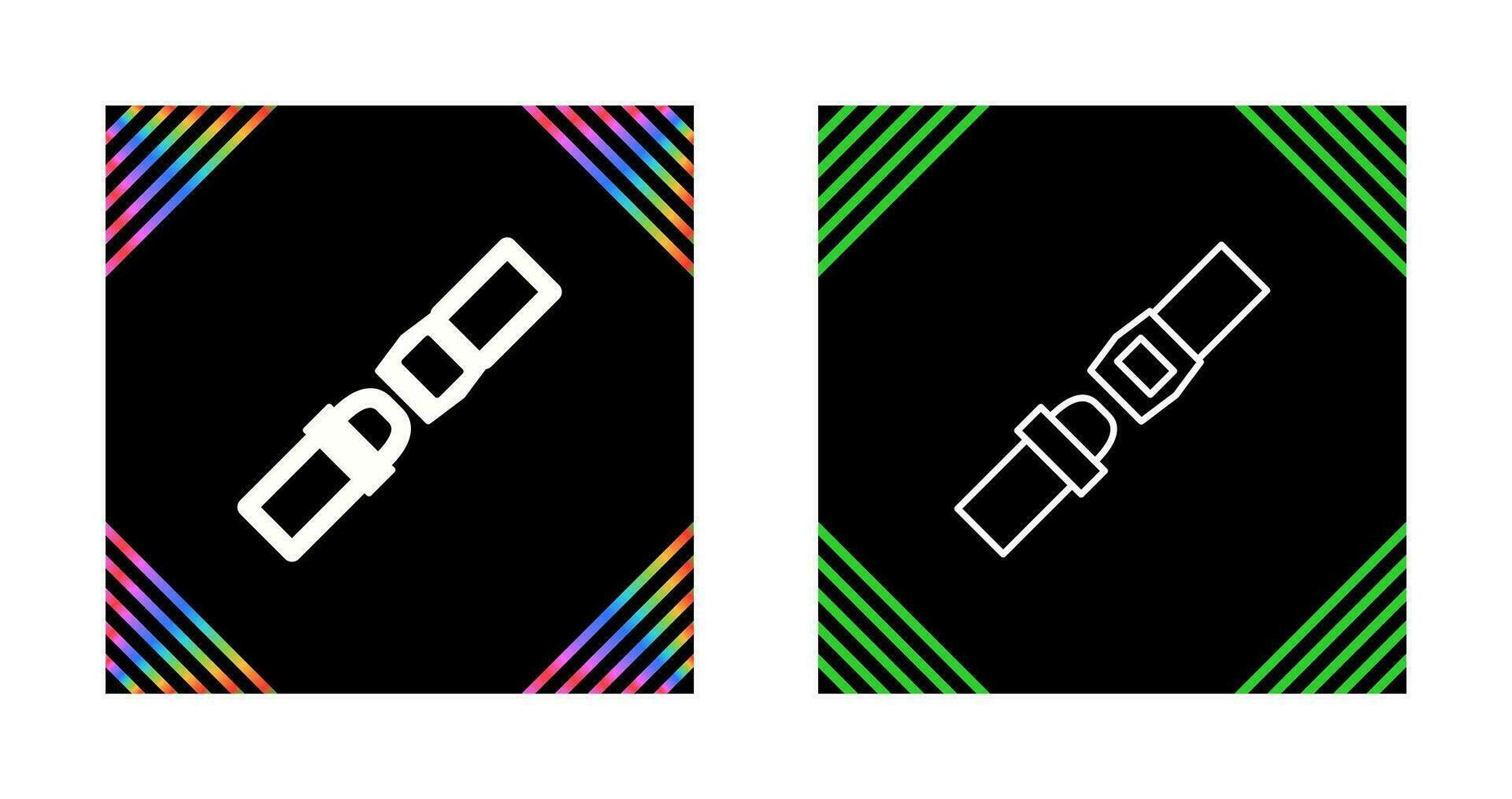Seat Belt Vector Icon