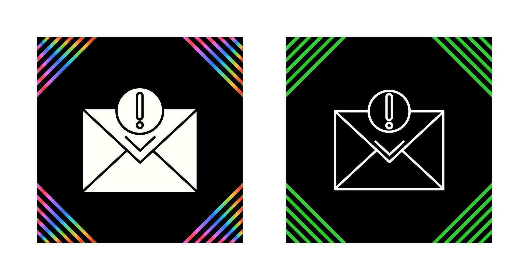 Urgent Mail Vector Icon