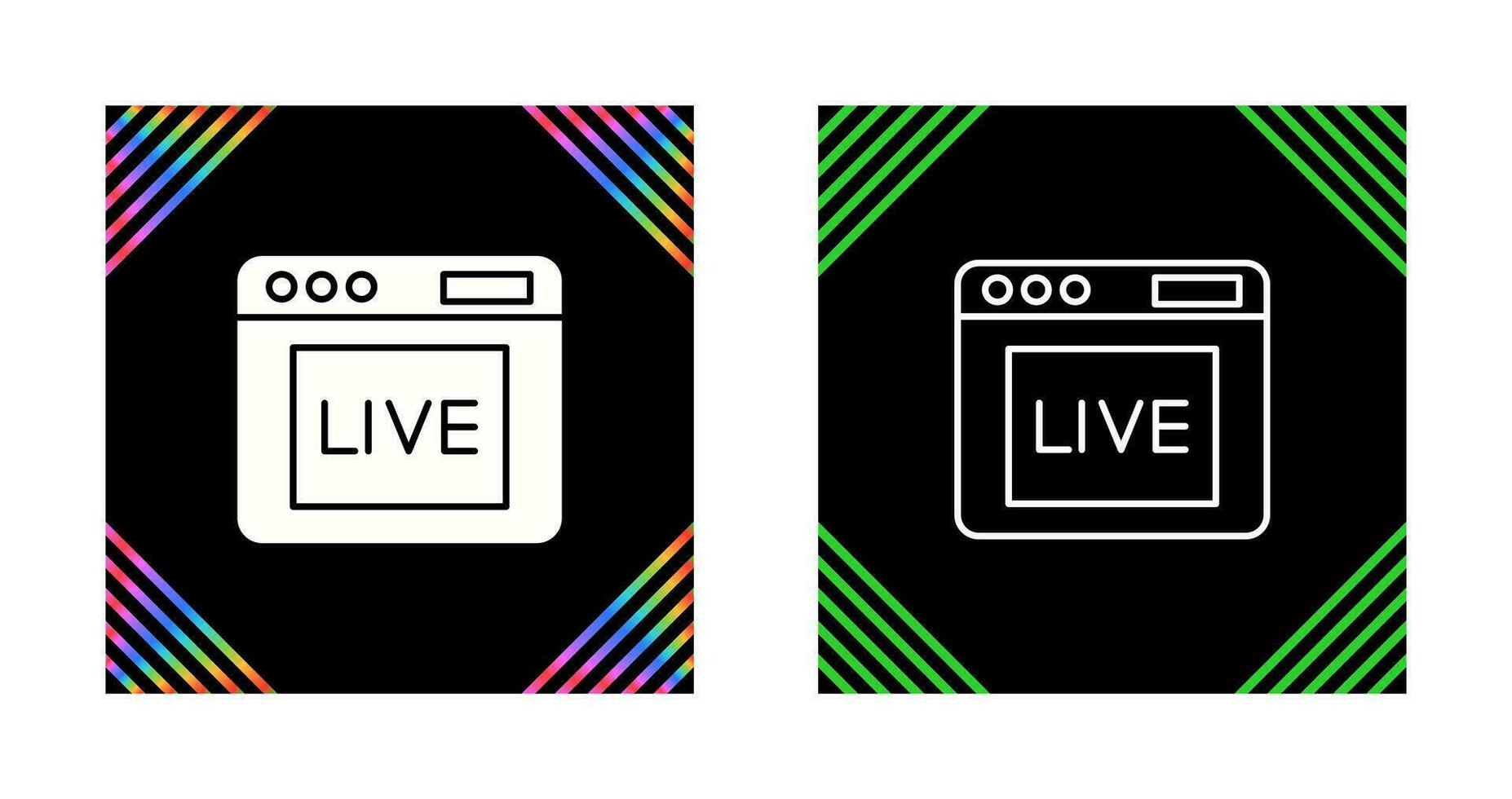 Live Vector Icon