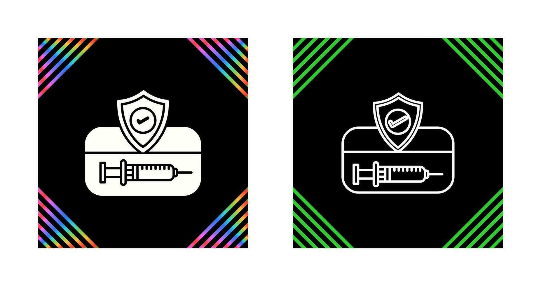 Vaccination Card Vector Icon