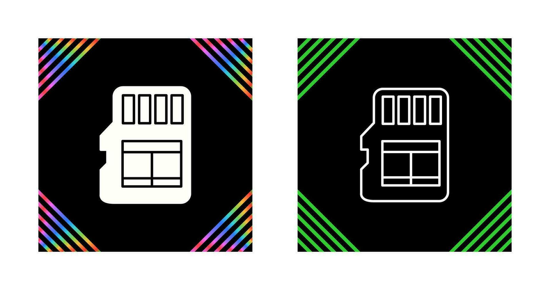 Memory Card Vector Icon