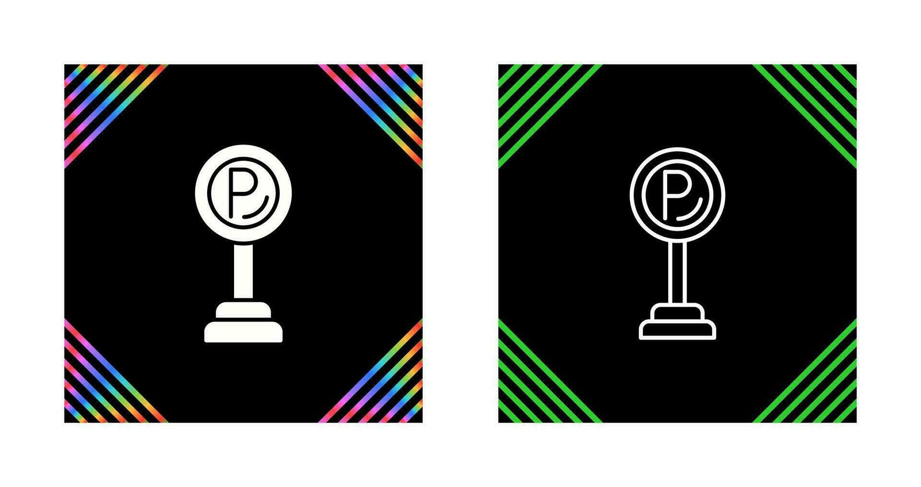Parking Sign Vector Icon