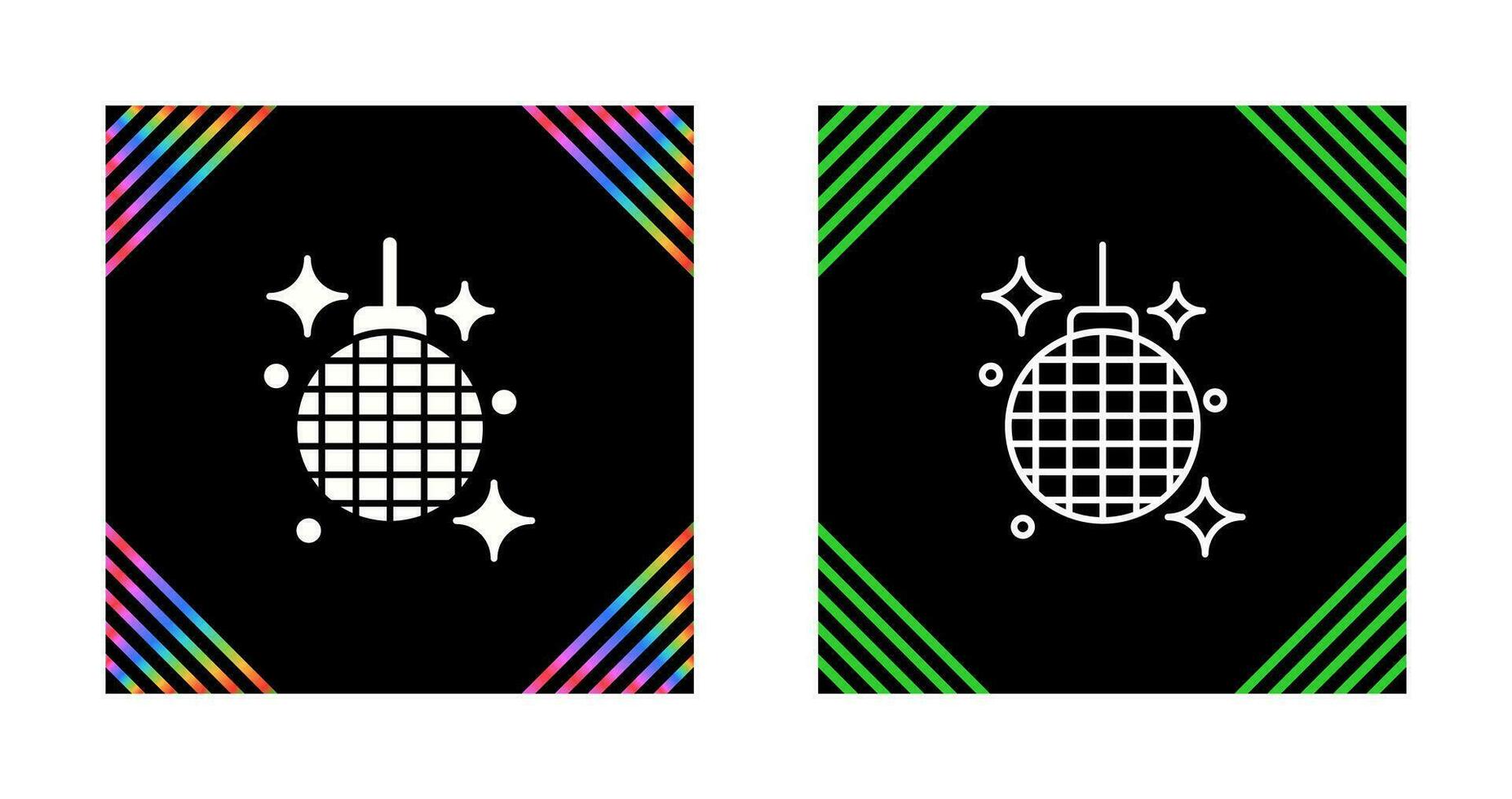 icono de vector de bola de discoteca