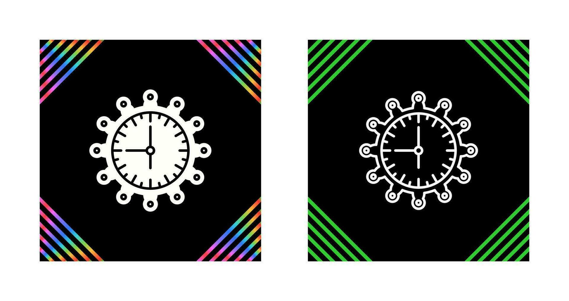 icono de vector de reloj