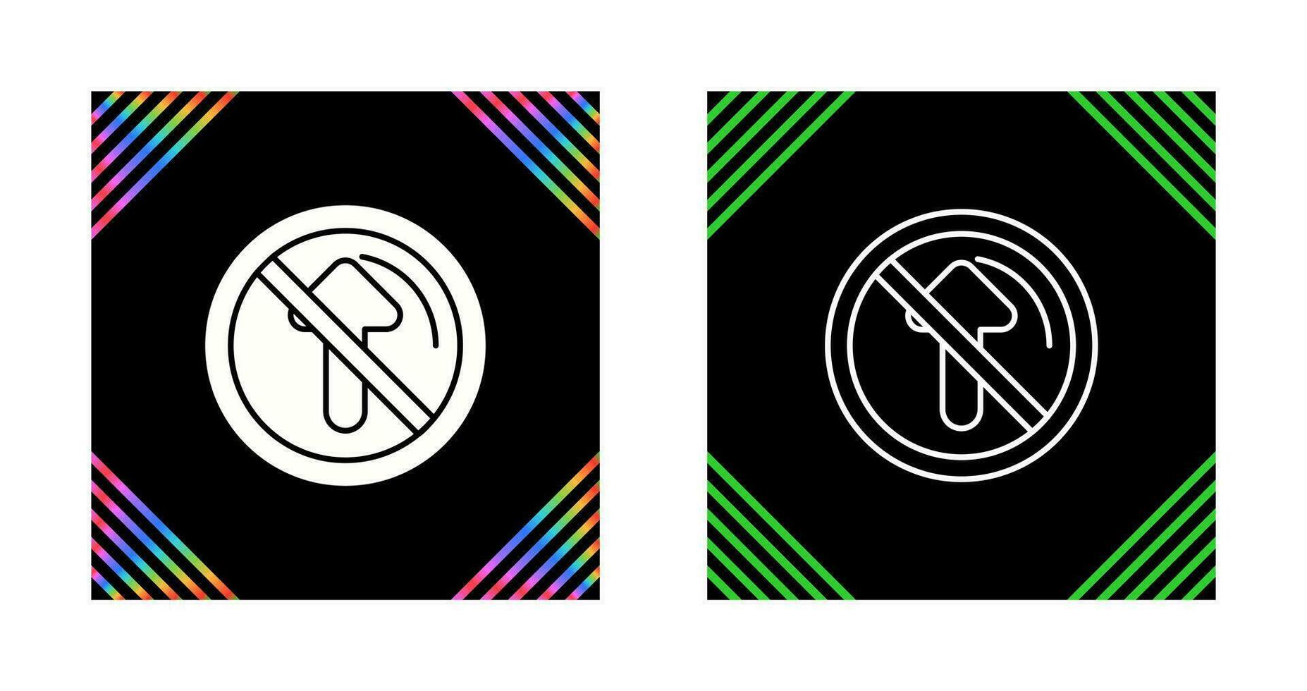 No Passing Vector Icon