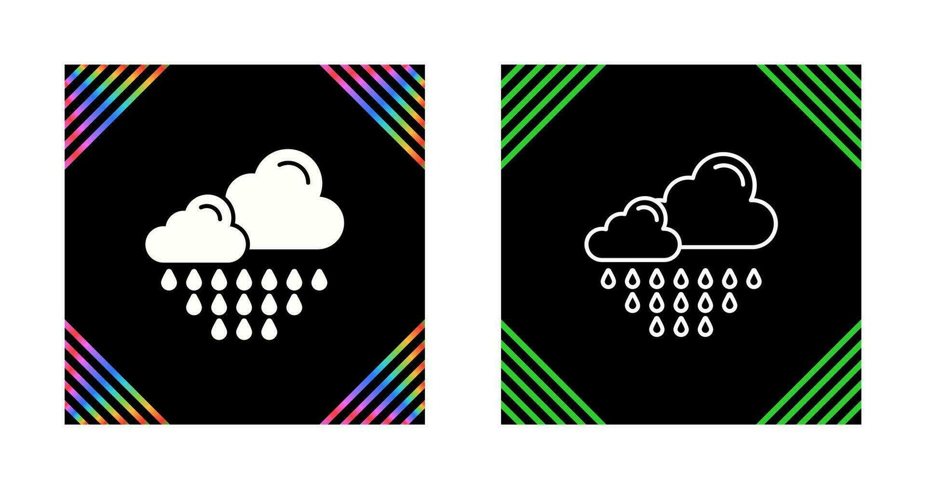 Rain Vector Icon