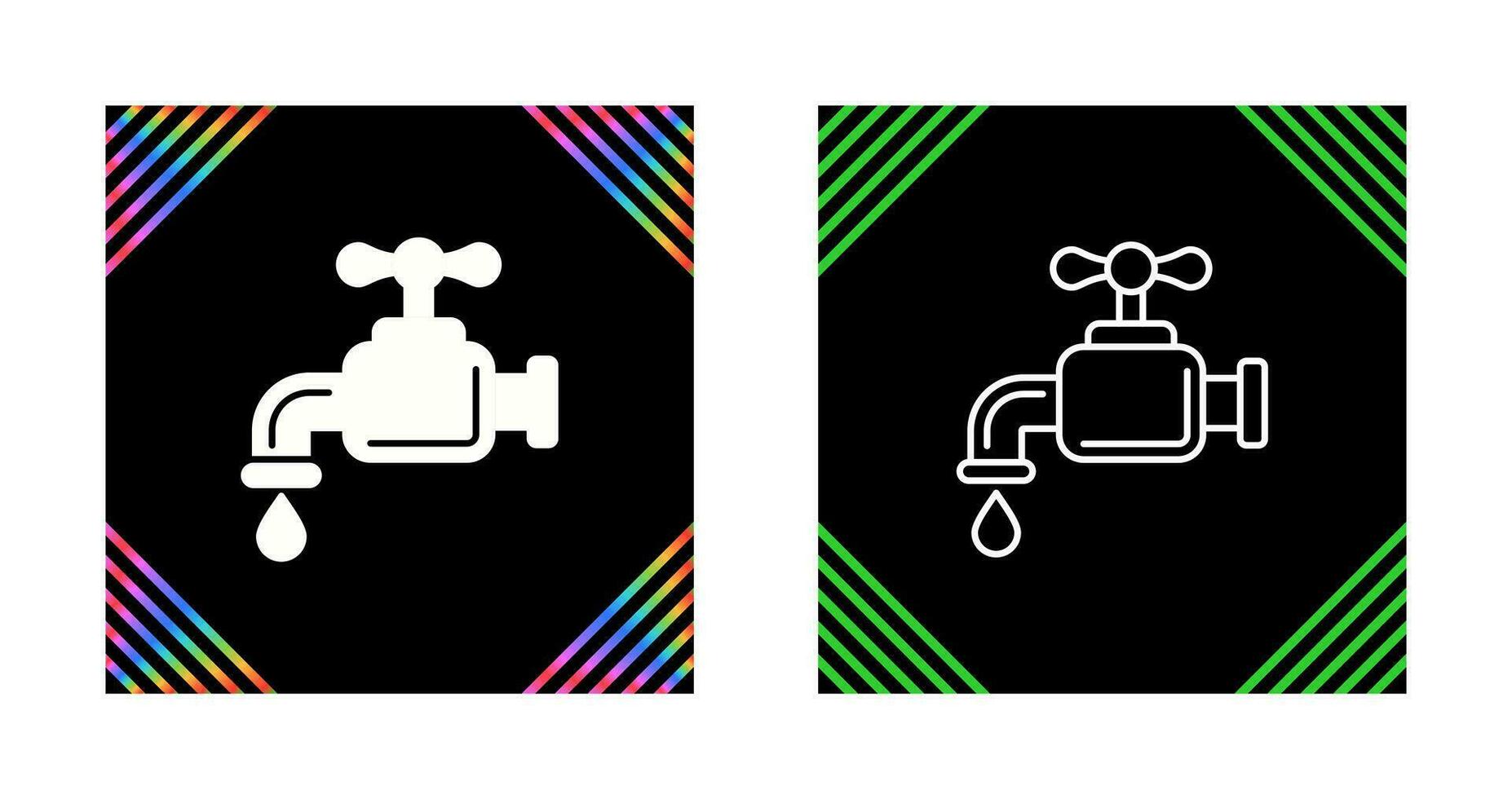 Water Faucet Vector Icon