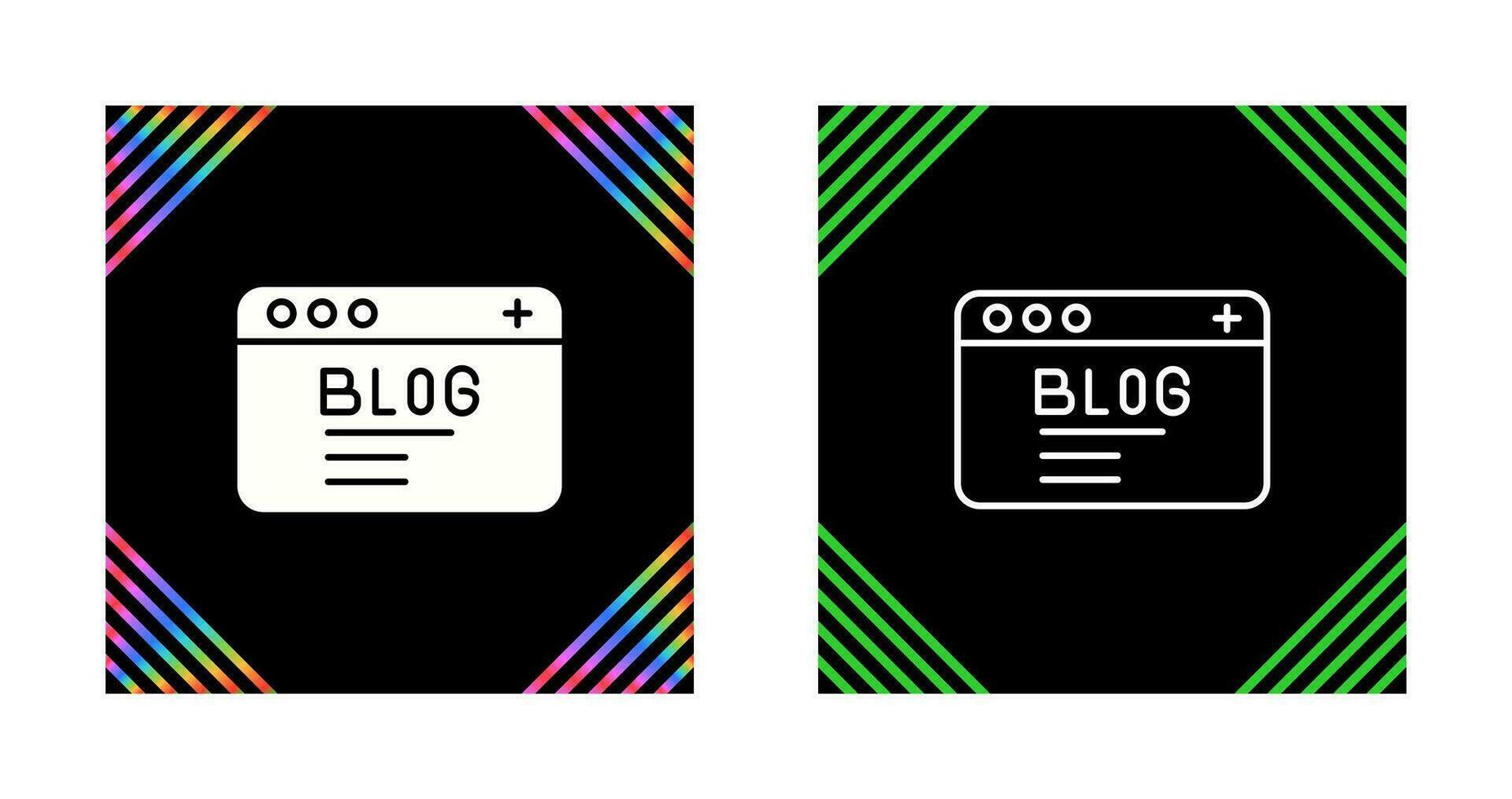 Blog Vector Icon