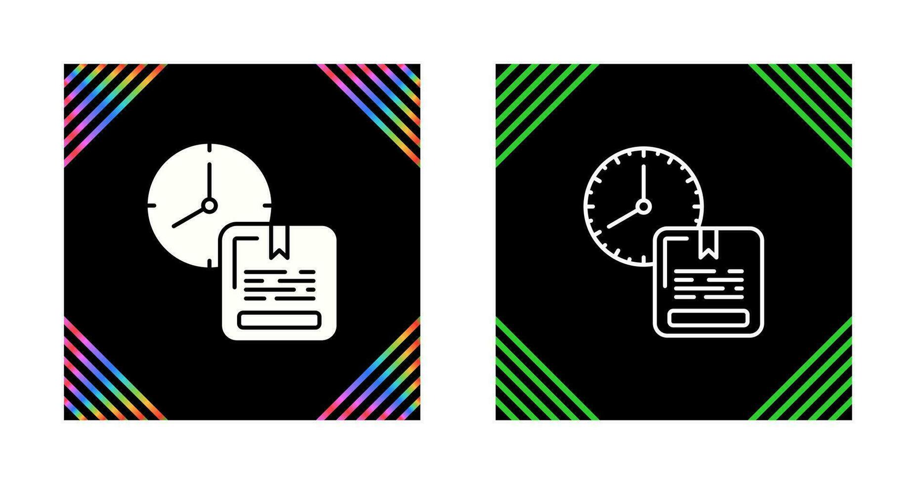 On Time Delivery Vector Icon