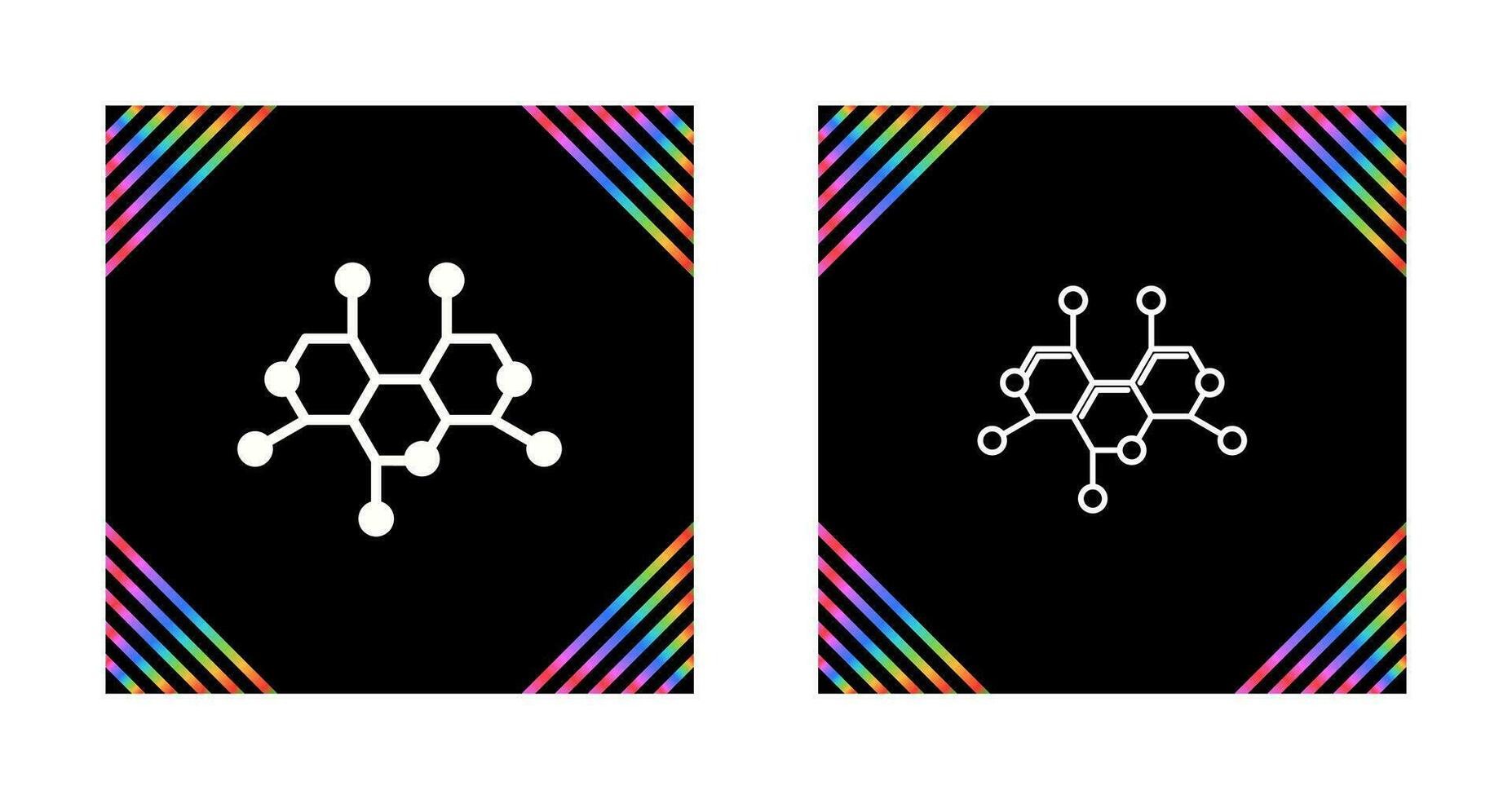 Molecule Structure Vector Icon