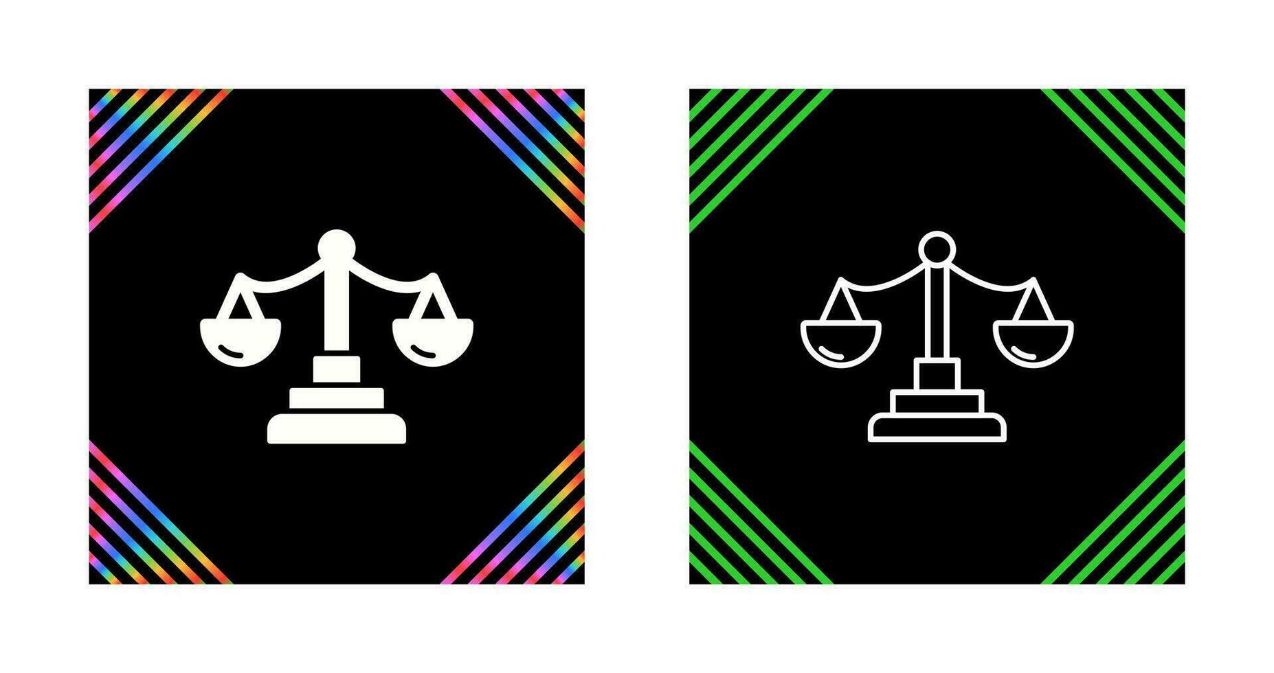 Justice Scale Vector Icon