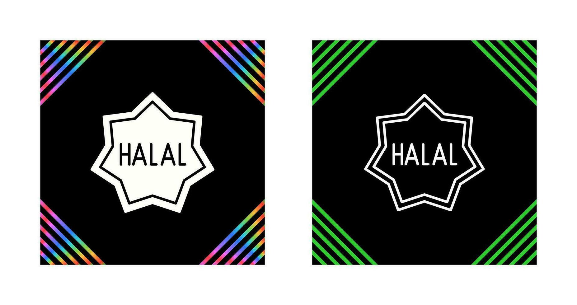 Halal Vector Icon