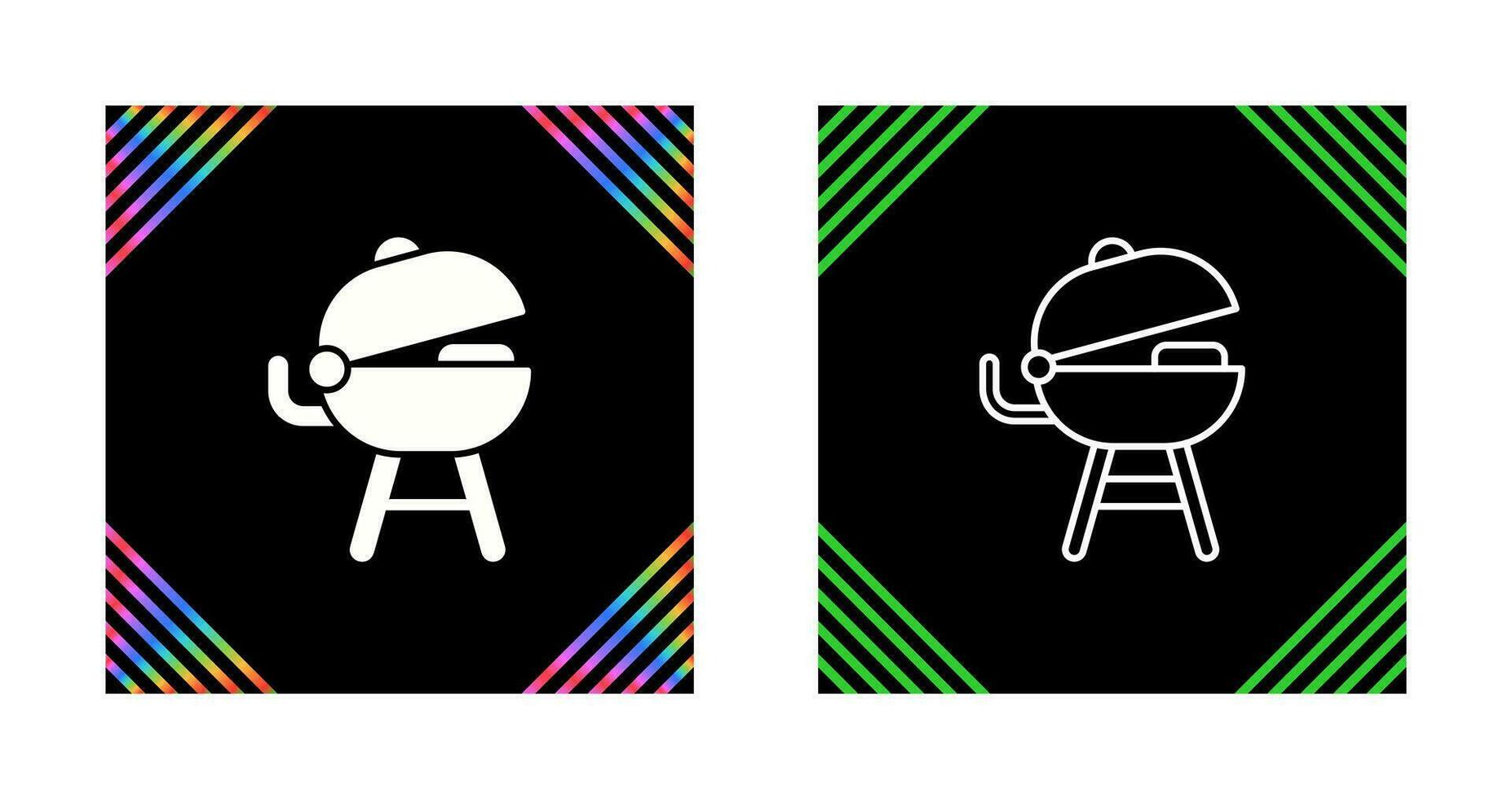 Grilled Vector Icon