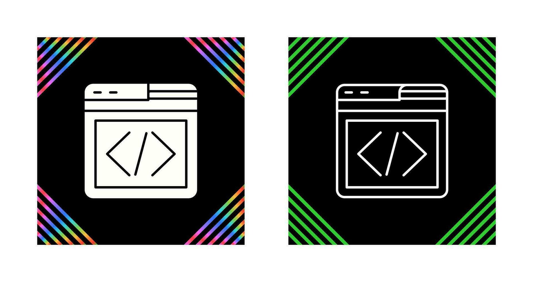 Web Programing Vector Icon