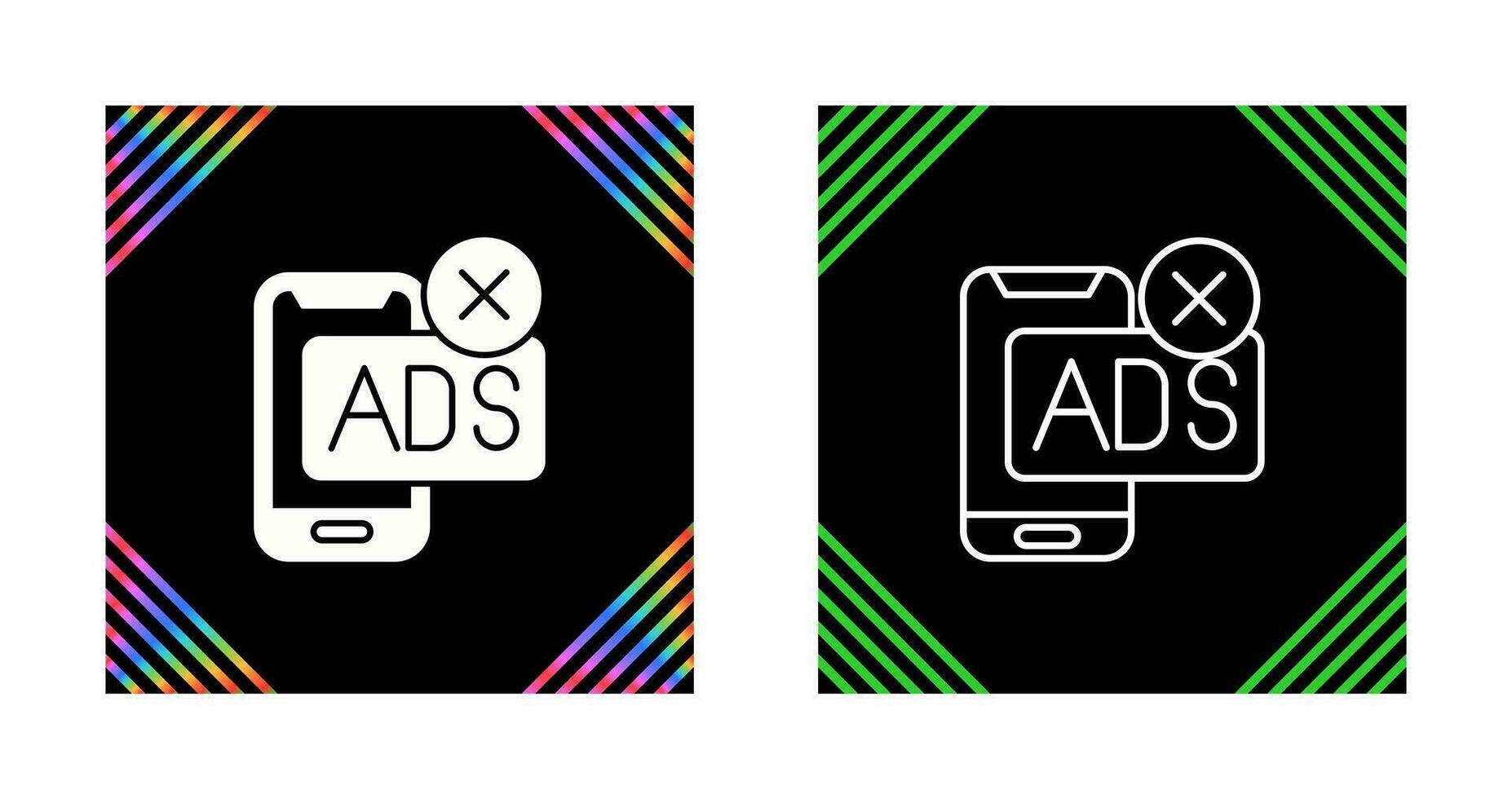 AD Block Vector Icon