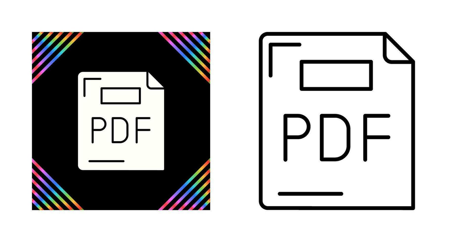 PDF Vector Icon