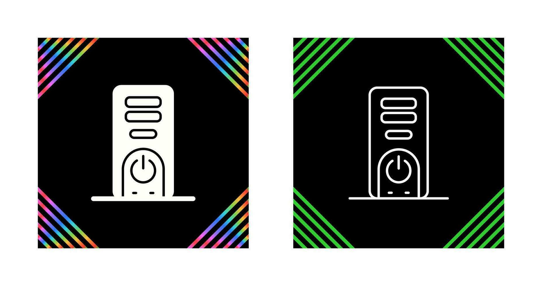 Cpu Tower Vector Icon