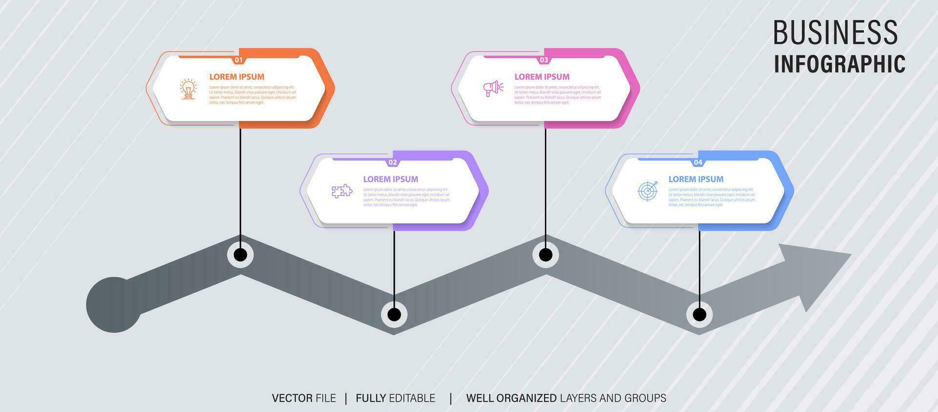 negocio datos visualización cronograma infografía íconos diseñado para resumen antecedentes modelo hito elemento moderno diagrama proceso tecnología digital márketing datos presentación gráfico vector