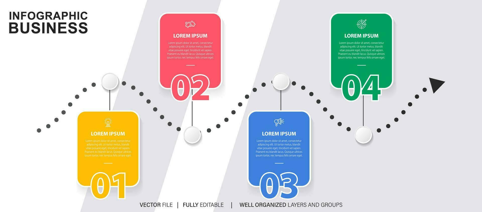 Vector abstract element timeline infographics.