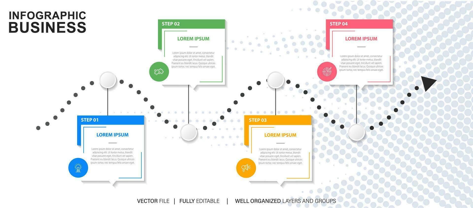 Business road map timeline infographic city designed for abstract background template milestone element modern diagram process technology digital marketing data presentation chart Vector illustration