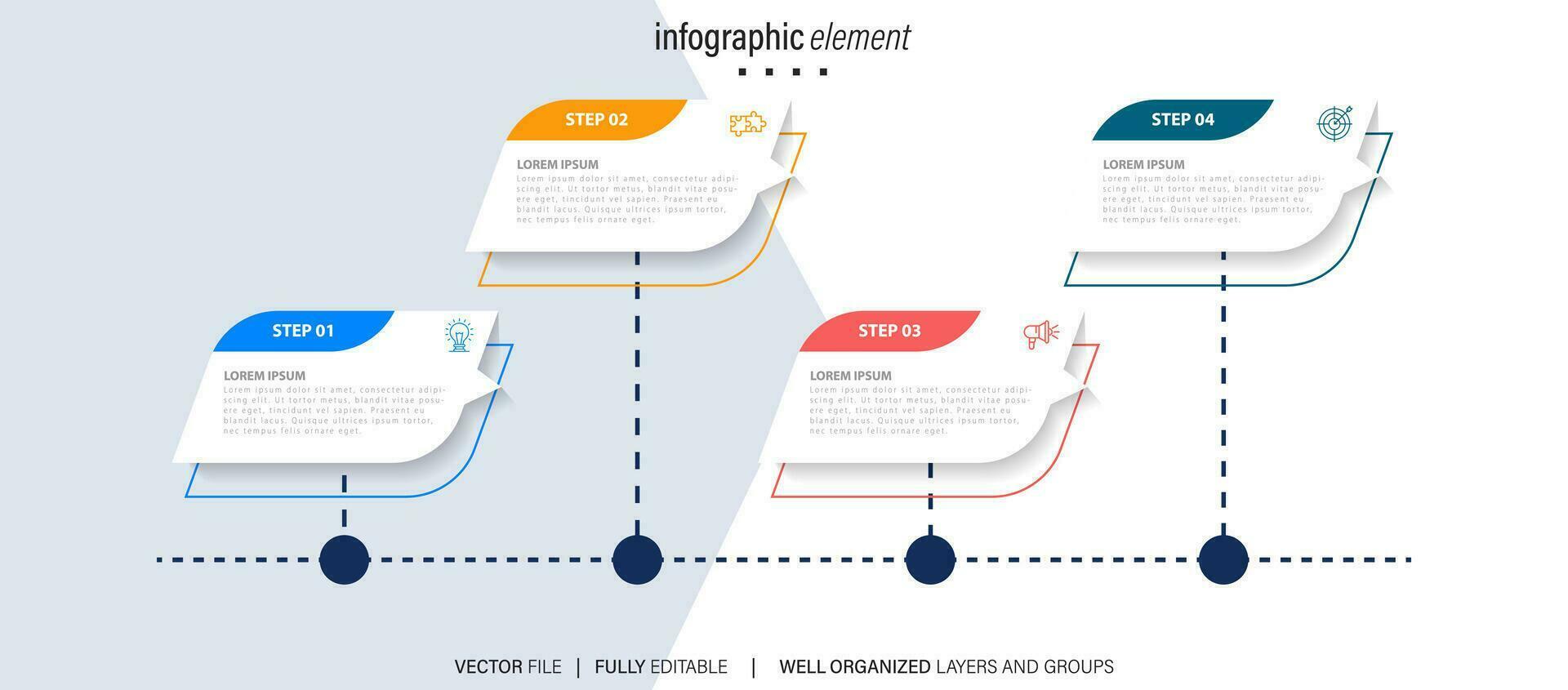Business road map timeline infographic icons designed for abstract background template milestone element modern diagram process technology digital marketing data presentation chart Vector illustration
