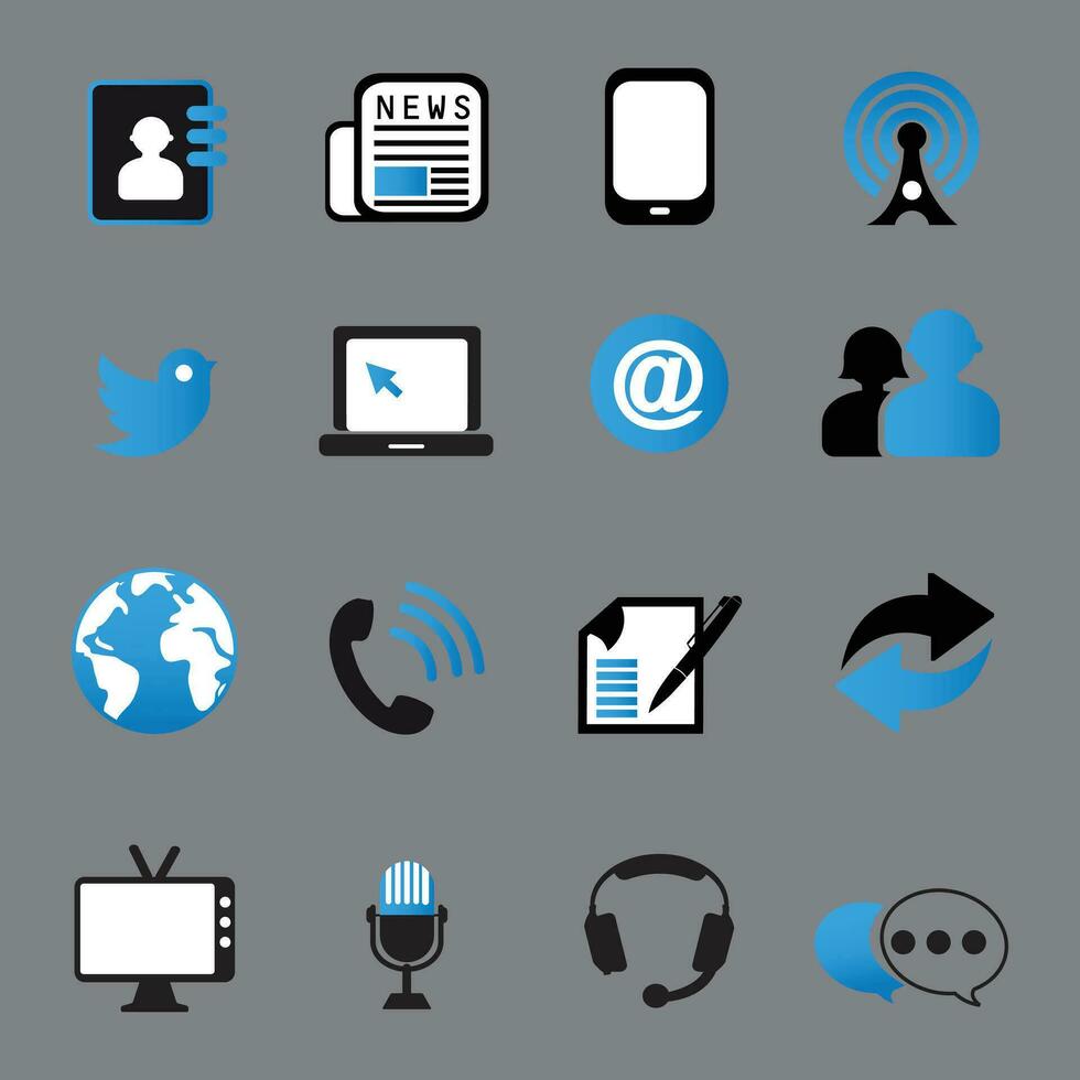 social icon communication vector business symbol web illustration community network design media internet technology