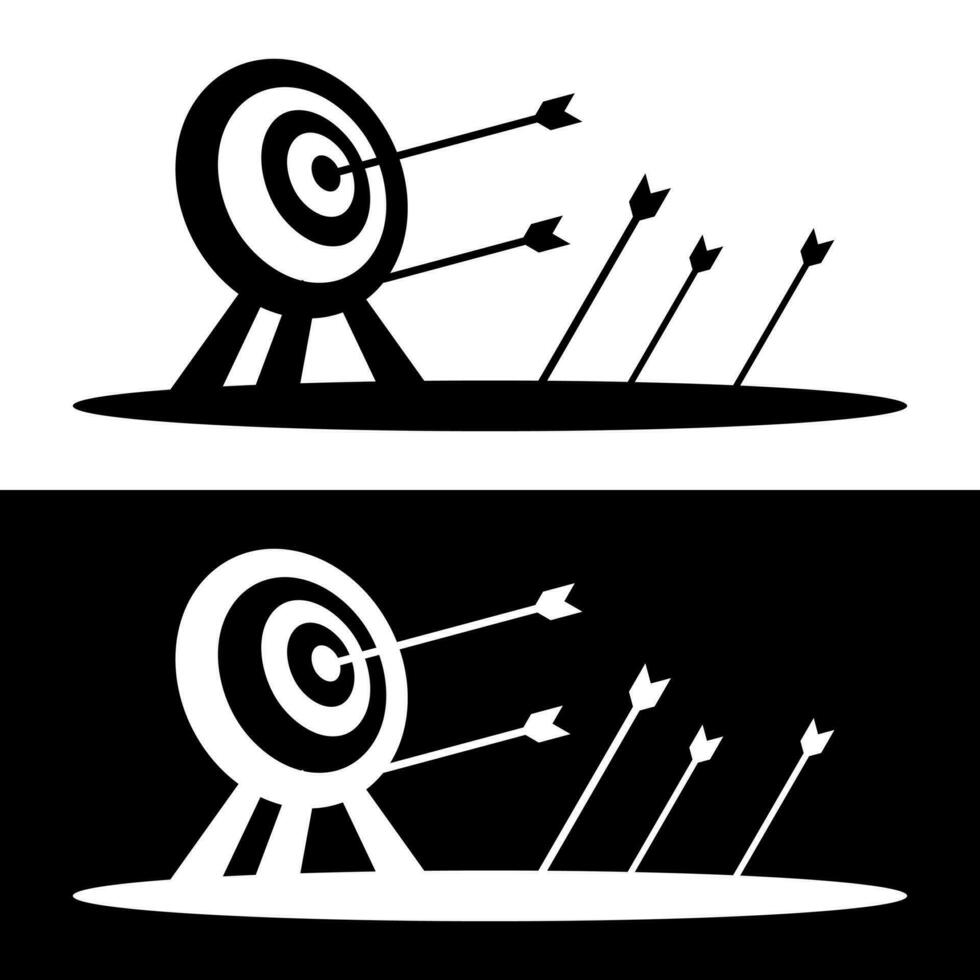 target arrow logo design template 28619008 Vector Art at Vecteezy