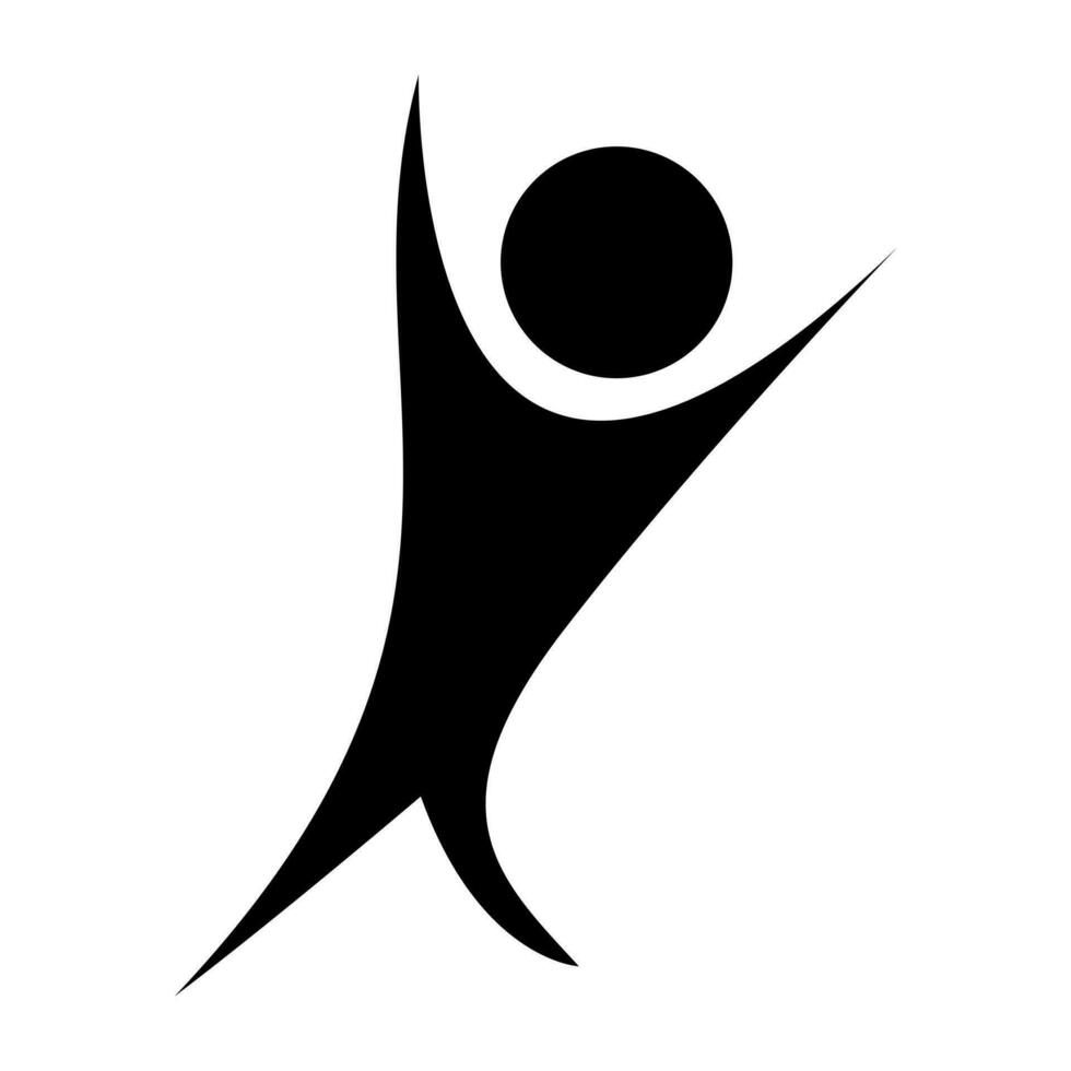 human people icon logo design vector