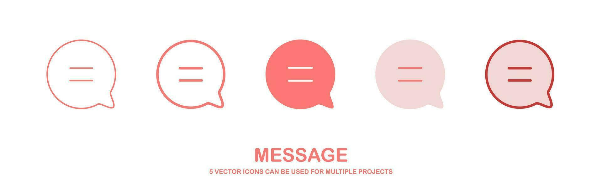 Speech Bubble With Text Lines icon vector, message icon. vector illustration.