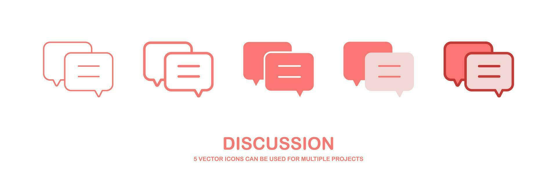 Minimal Set of Chat Bubble Line Icons. message icon. Editable Stroke. Pixel Perfect. vector