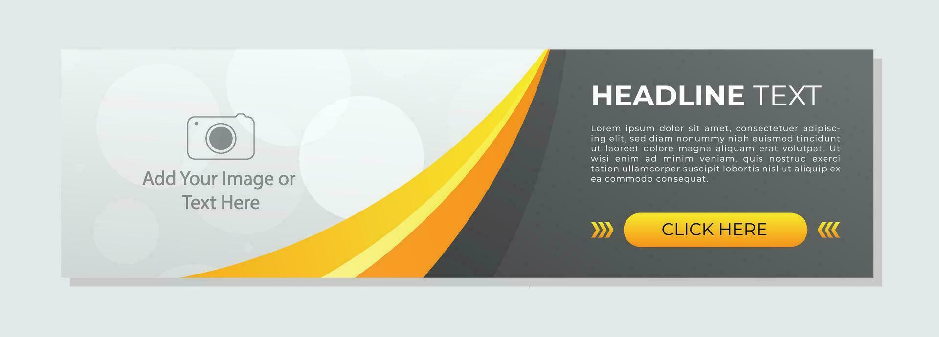 Abstract geometric web banner vector gradient template. abstract web banner design template.