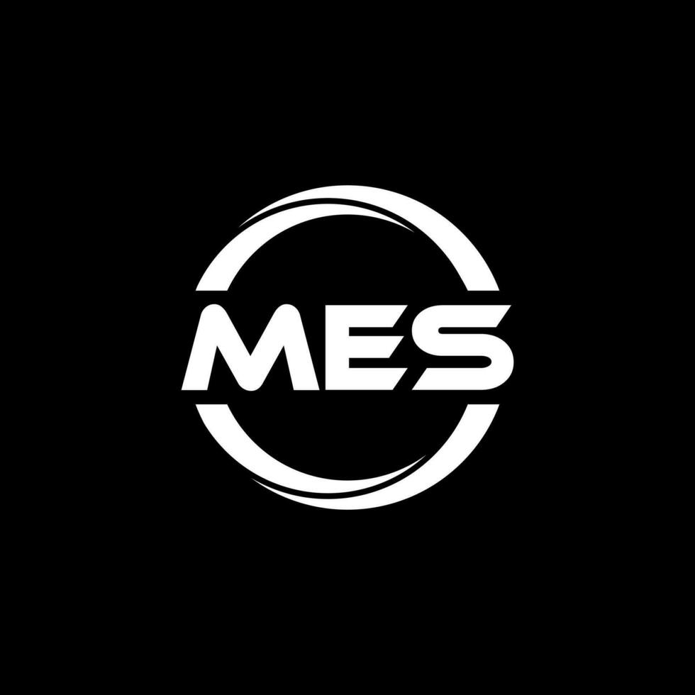 MES Letter Logo Design, Inspiration for a Unique Identity. Modern Elegance and Creative Design. Watermark Your Success with the Striking this Logo. vector