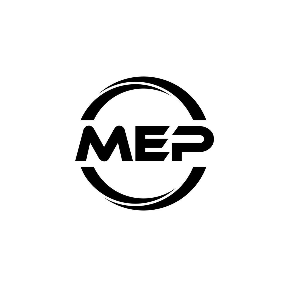 MEP Letter Logo Design, Inspiration for a Unique Identity. Modern Elegance and Creative Design. Watermark Your Success with the Striking this Logo. vector