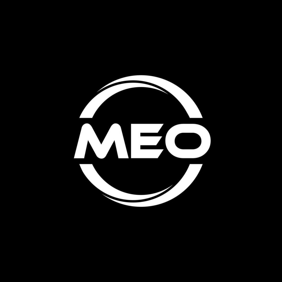 meo letra logo diseño, inspiración para un único identidad. moderno elegancia y creativo diseño. filigrana tu éxito con el sorprendentes esta logo. vector