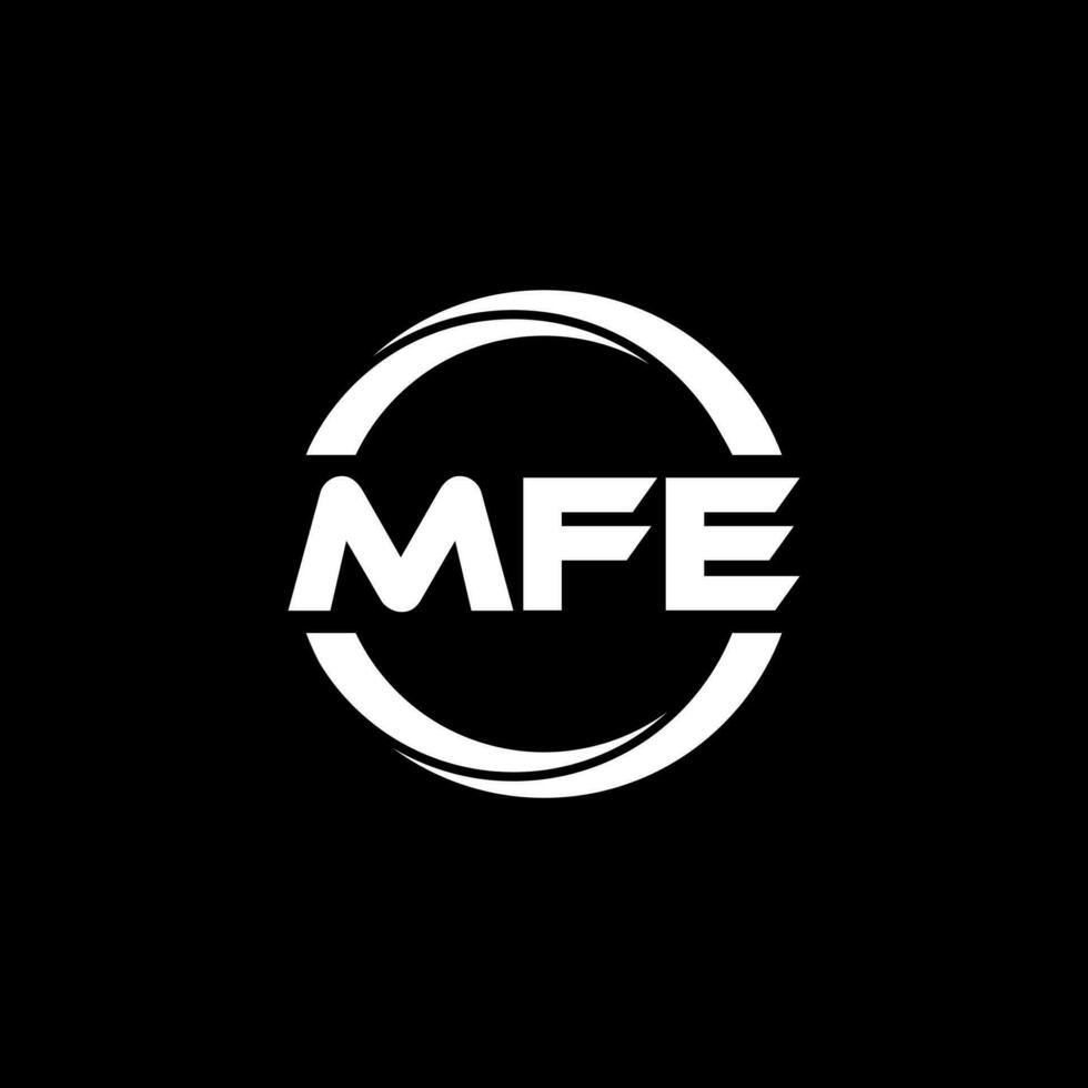 MFE Letter Logo Design, Inspiration for a Unique Identity. Modern Elegance and Creative Design. Watermark Your Success with the Striking this Logo. vector